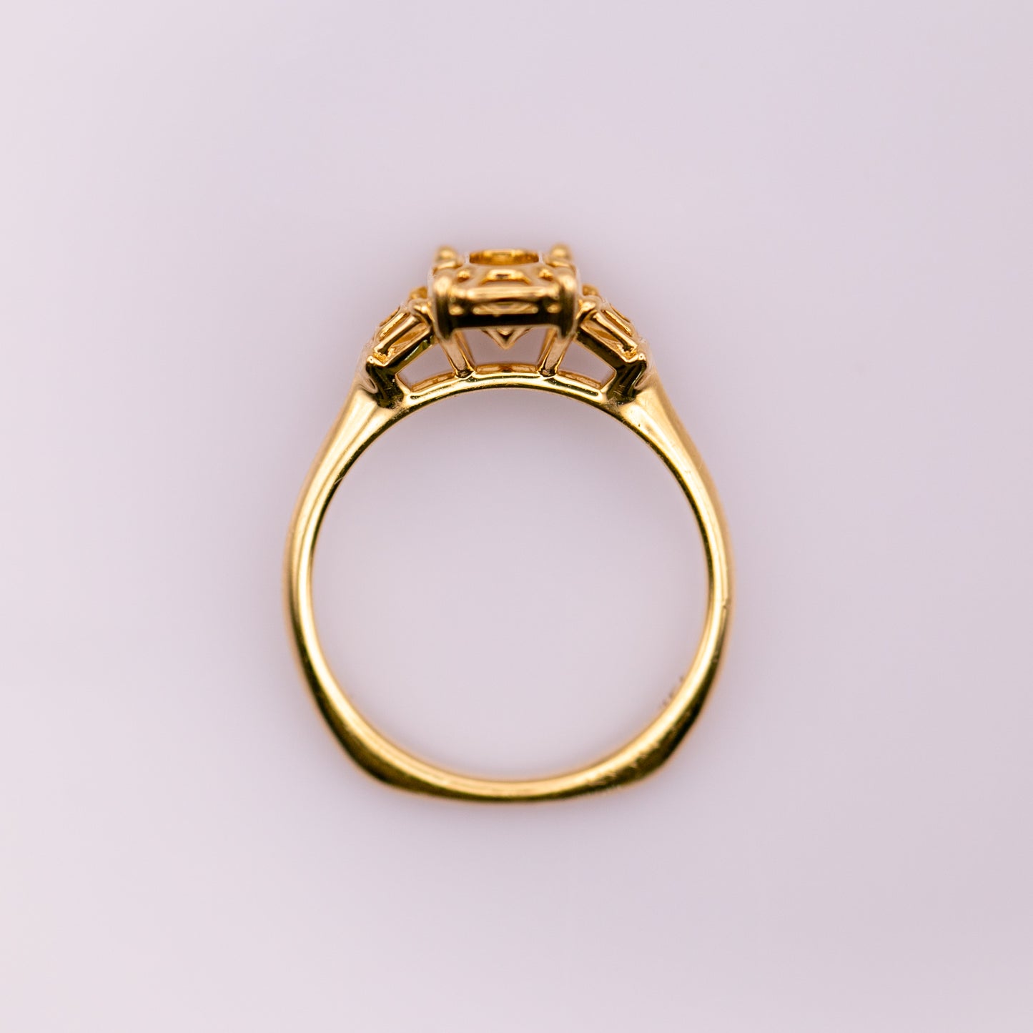 Three-Stone Emerald Ring