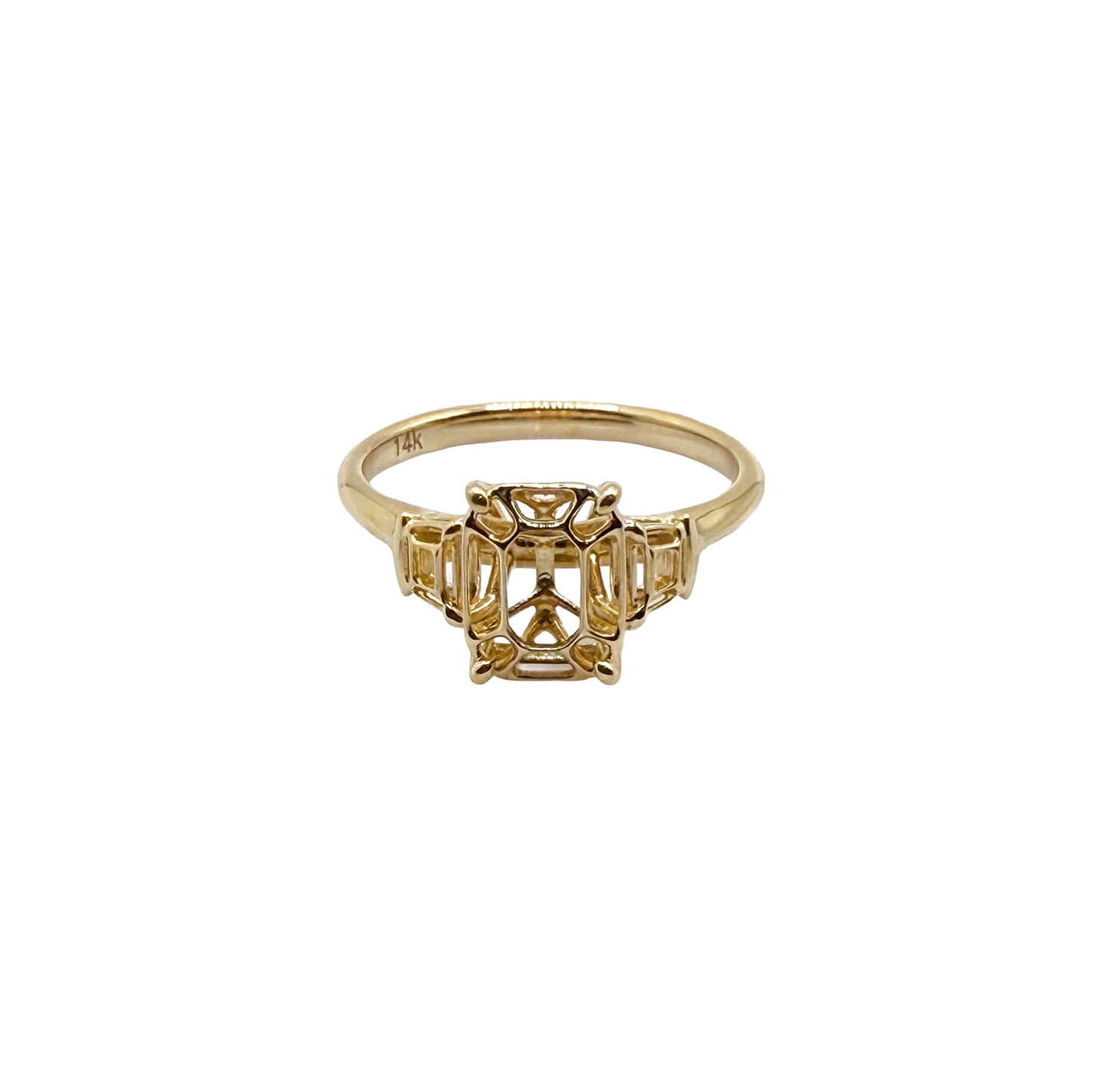 Three-Stone Emerald Ring