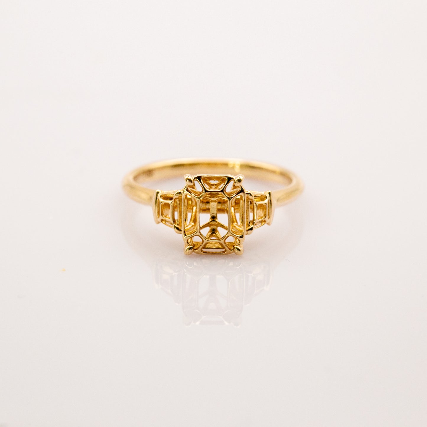 Three-Stone Emerald Ring