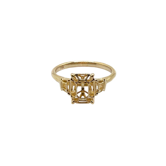Three-Stone Emerald Ring
