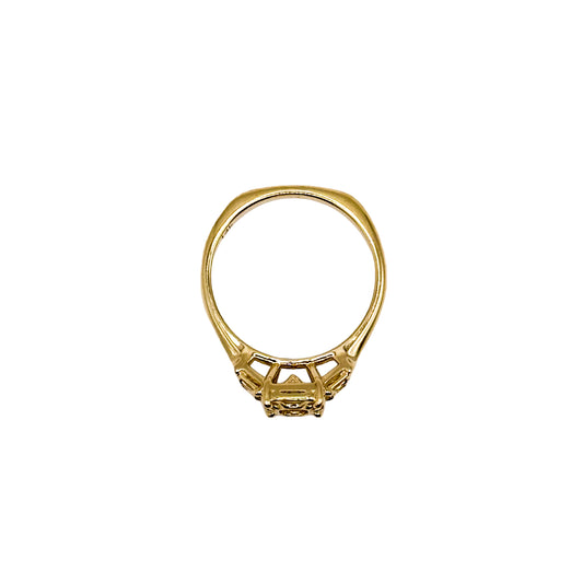 Three-Stone Emerald Ring